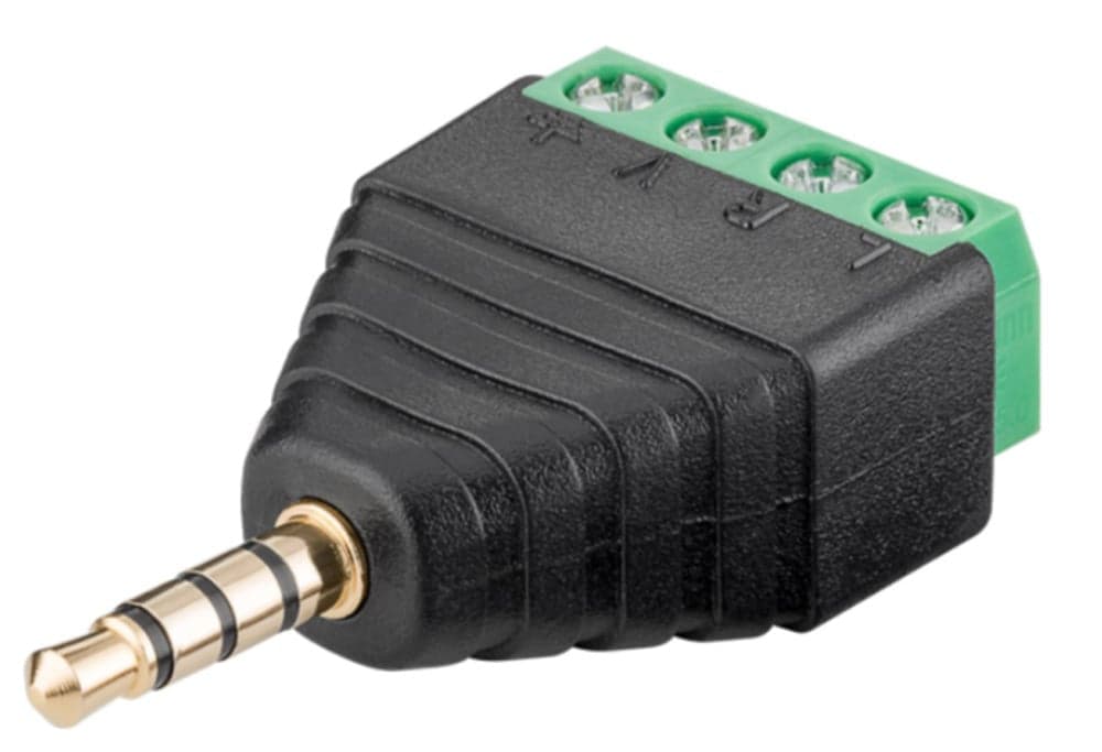 Adattatore Audio 3.5 mm Maschio a Terminal Block 4 pin in Adattatori Scontolo.net - Potenza, commercioVirtuoso.it