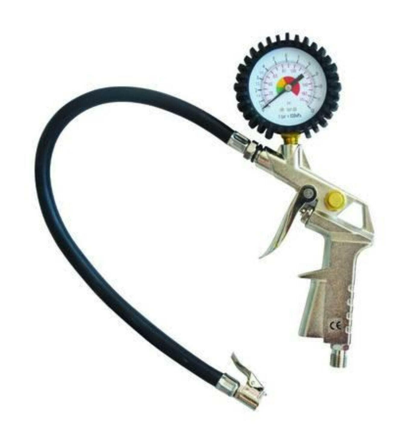 Pistola Gonfiaggio Con Manometro Per Compressore In Alluminio Ferr 137560 in prodotto EuroStore07 - Alatri, commercioVirtuoso.it
