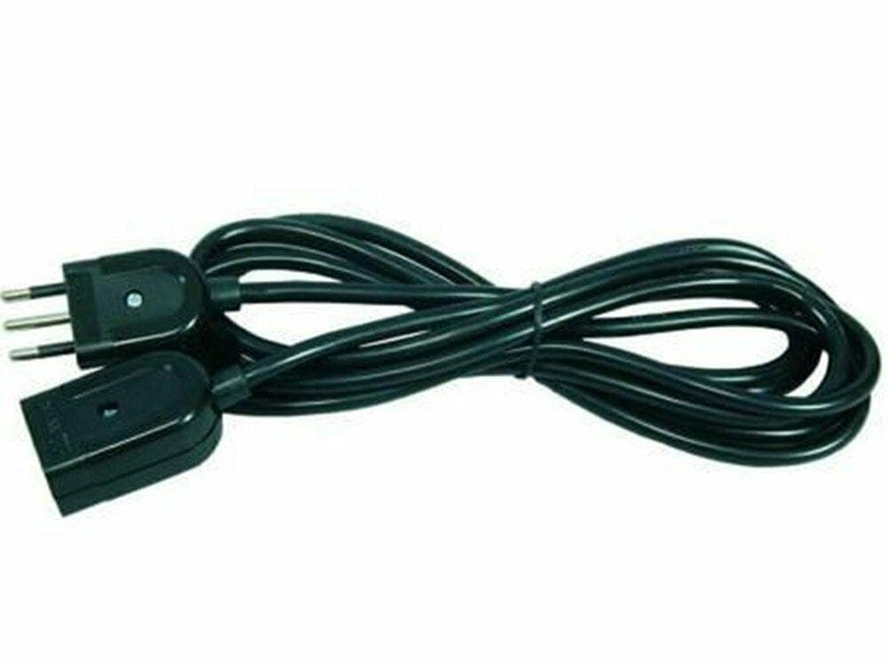 PROLUNGA 3 MT ELETTRICA SPINA PICCOLA / PRESA PICCOLA 1 PEZZO NERA FER 109239 in prodotto EuroStore07 - Alatri, commercioVirtuoso.it