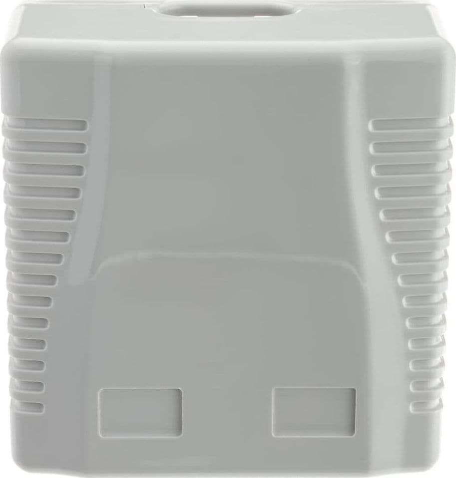 Presa a Muro con 2 Frutti RJ45 Cat.6 UTP Beige in Socket Scontolo.net - Potenza, commercioVirtuoso.it