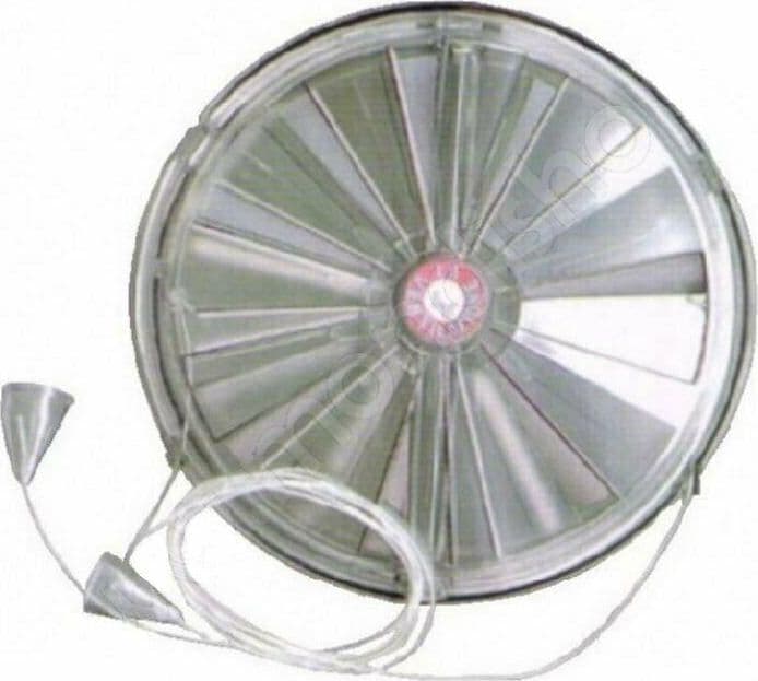 ASPIRATORE CON VENTOLA NO ELETTRICO PER FINESTRA DIAM 200 CM FER 58575 in prodotto EuroStore07 - Alatri, commercioVirtuoso.it