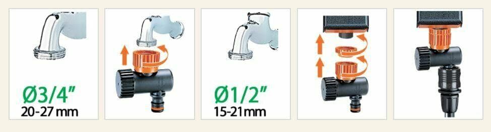 CLABER 91040 - STABILIZZATORE DI PRESSIONE PER GIARDINO IRRIGAZIONE in prodotto EuroStore07 - Alatri, commercioVirtuoso.it