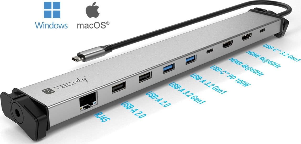 Docking Station 9 in 1 USB-C&trade Hub USB HDMI RJ45 in  Scontolo.net - Potenza, commercioVirtuoso.it