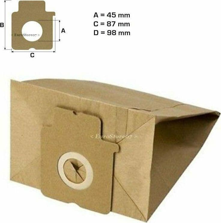 8 SACCHETTI ASPIRAPOLVERE PANASONIC TUTTA LA SERIE MCE PA 10 in prodotto EuroStore07 - Alatri, commercioVirtuoso.it