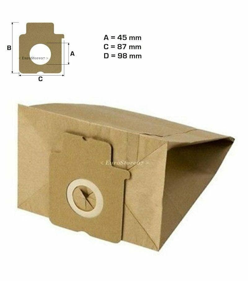 8 SACCHETTI ASPIRAPOLVERE PANASONIC TUTTA LA SERIE MCE PA 10 in prodotto EuroStore07 - Alatri, commercioVirtuoso.it