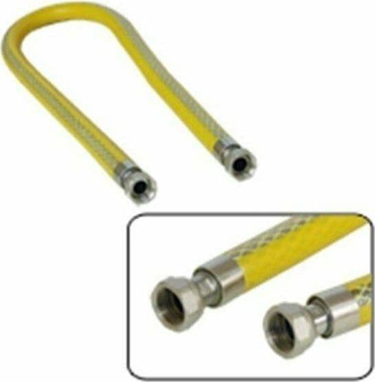 TUBO PER GAS IN ACCIAIO INOX CM 200 FLESSIBILE PASSO 1/ 2 FEMMINA FERR 175852 in prodotto EuroStore07 - Alatri, commercioVirtuoso.it