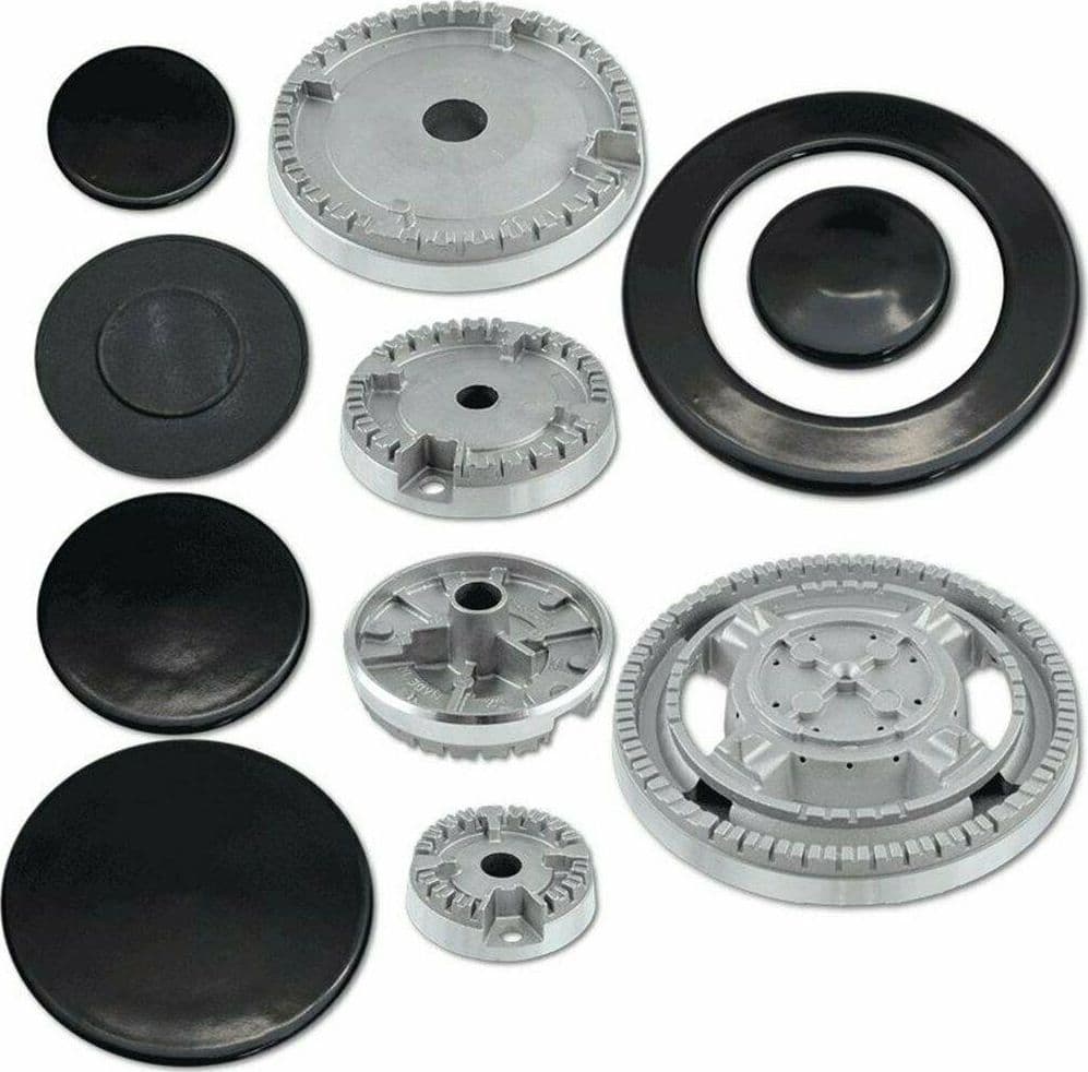 BOSCH SPARTIFIAMMA SMALTATI NERI LUCIDI BRUCIATORI CORONA KIT B 3219 + B 0239 in prodotto EuroStore07 - Alatri, commercioVirtuoso.it