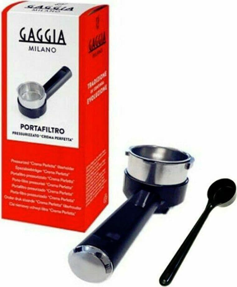 BRACCETTO PORTAFILTRO PRESSURIZZATO SAECO / GAGGIA ORIGINALE MISURINO FILTRO 2 T in prodotto EuroStore07 - Alatri, commercioVirtuoso.it