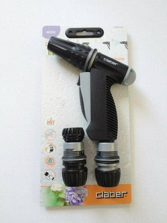 CLABER 48550 PISTOLA MULTI GETTO + RACCORDI + IRRIGAZIONE TUBI 1/2 - 5/8 - 3/4 in prodotto EuroStore07 - Alatri, commercioVirtuoso.it