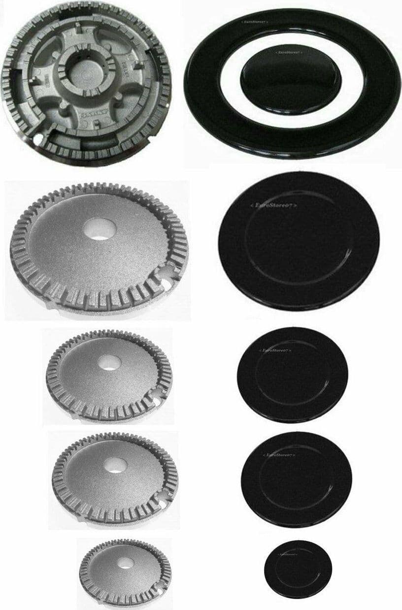 REX ELECTROLUX ZANUSSI SPARTIFIAMMA + BRUCIATORI CUCINA GAS 10 PZ B 4460 / 4459 in prodotto EuroStore07 - Alatri, commercioVirtuoso.it