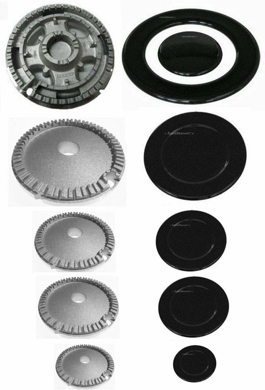 REX ELECTROLUX ZANUSSI SPARTIFIAMMA + BRUCIATORI CUCINA GAS 10 PZ B 4460 / 4459 in prodotto EuroStore07 - Alatri, commercioVirtuoso.it