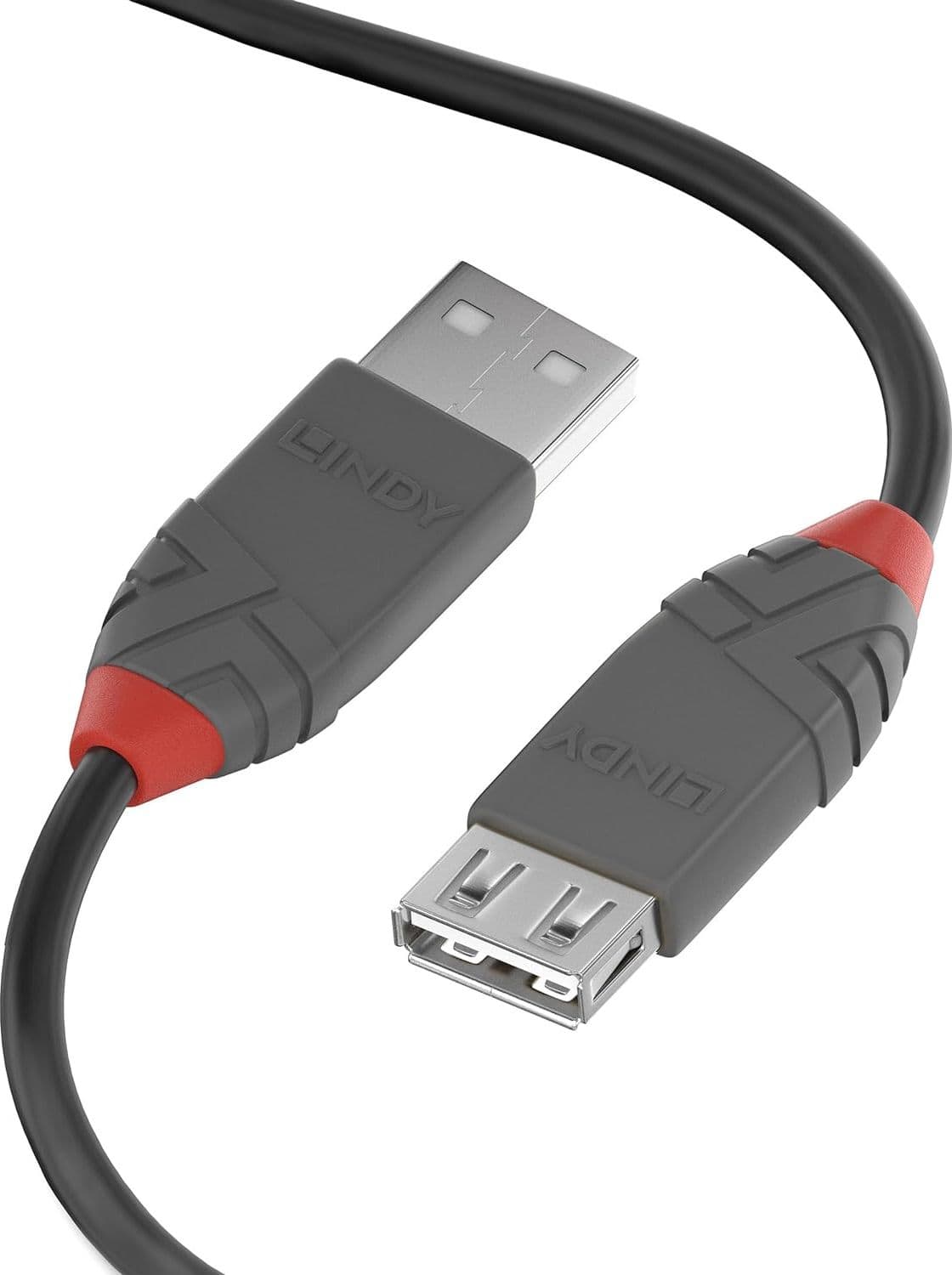 LINDY Cavo Prolunga USB 2.0 Anthra Line 1 Metro Connettore USB Tipo A Maschio a Femmina - 2
