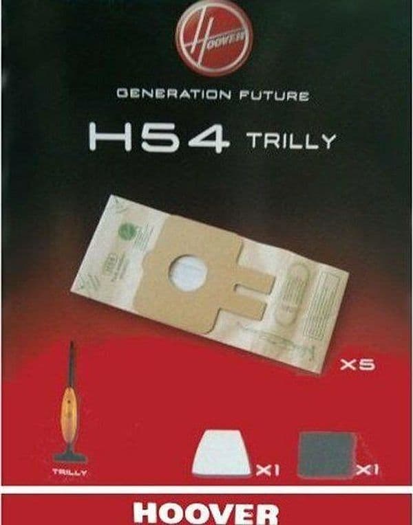 5 SACCHETTI ASPIRAPOLVERE ORIGINALI TUTTI I MODELLI HOOVER TRILLY 09199522 H 54 in prodotto EuroStore07 - Alatri, commercioVirtuoso.it