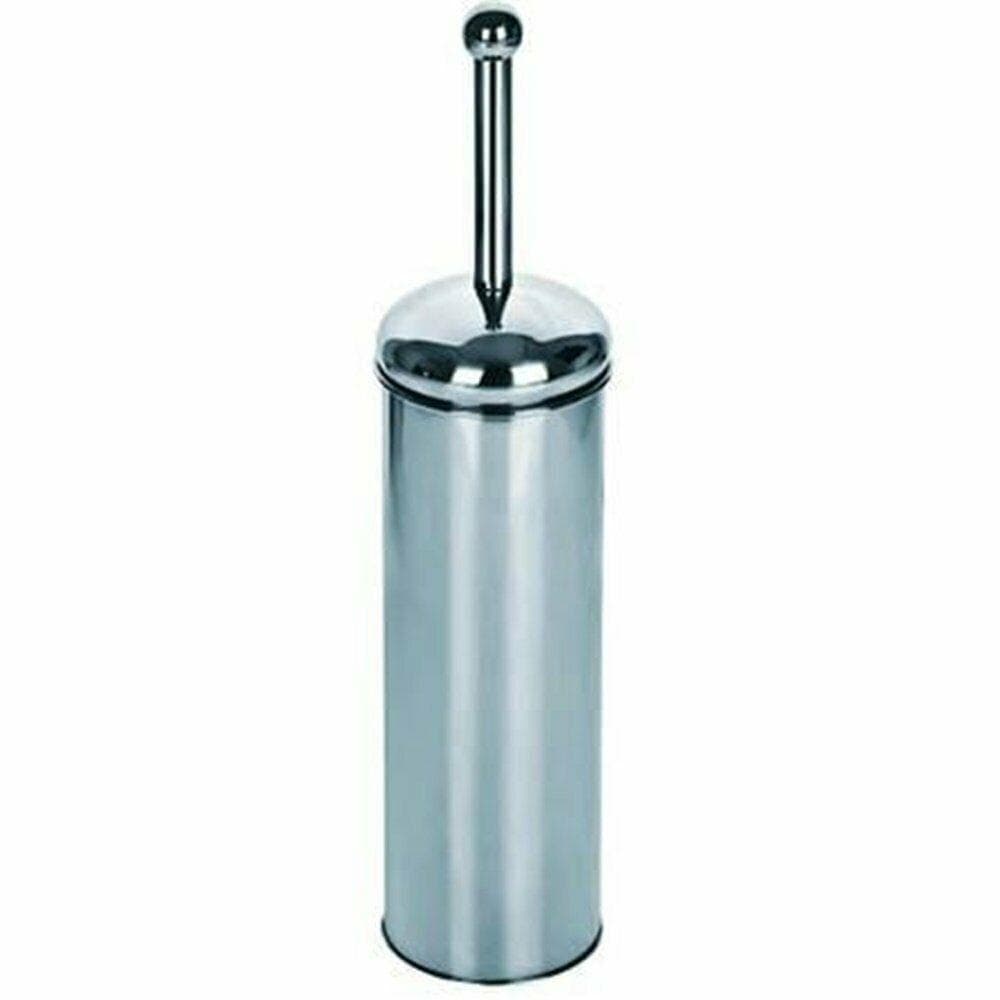 PORTASCOPINO WC IN ACCIAIO BASE DIAM 10 ALTO CM 36 BAGNO FERR 164191 in prodotto EuroStore07 - Alatri, commercioVirtuoso.it