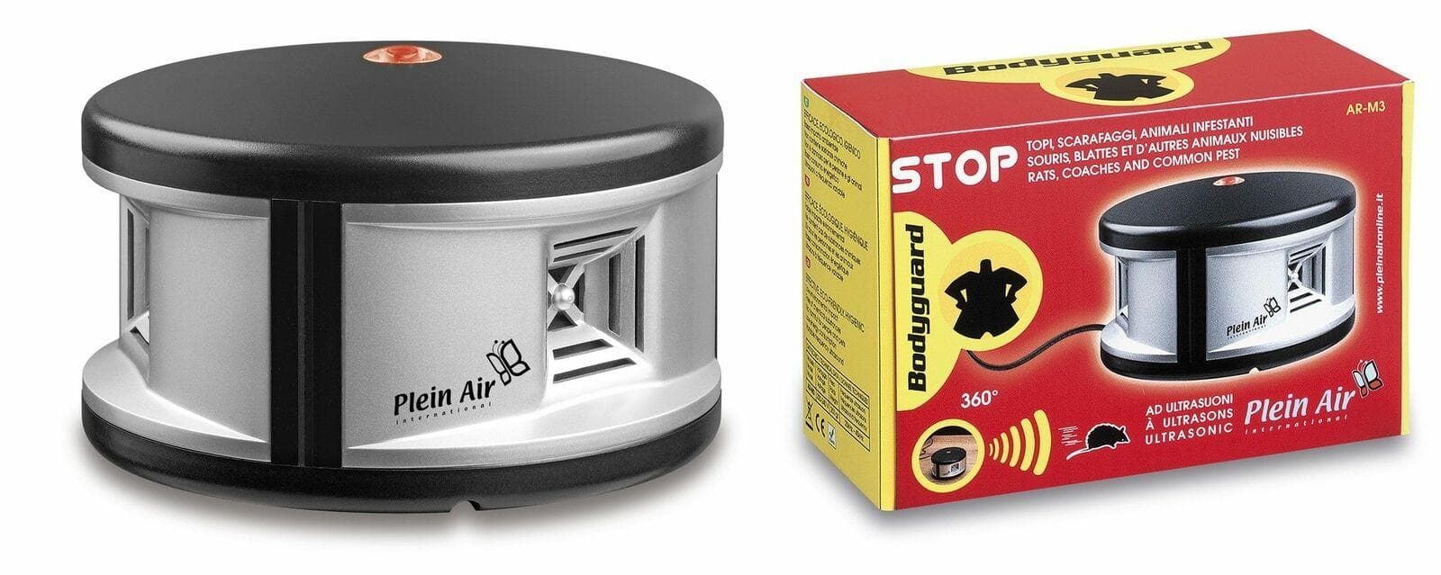 DISABITUANTE AD ULTRASUONI TONDO ELETTRICO TOPI INSETTI MAX 200 MQ FERR 342841 in prodotto EuroStore07 - Alatri, commercioVirtuoso.it