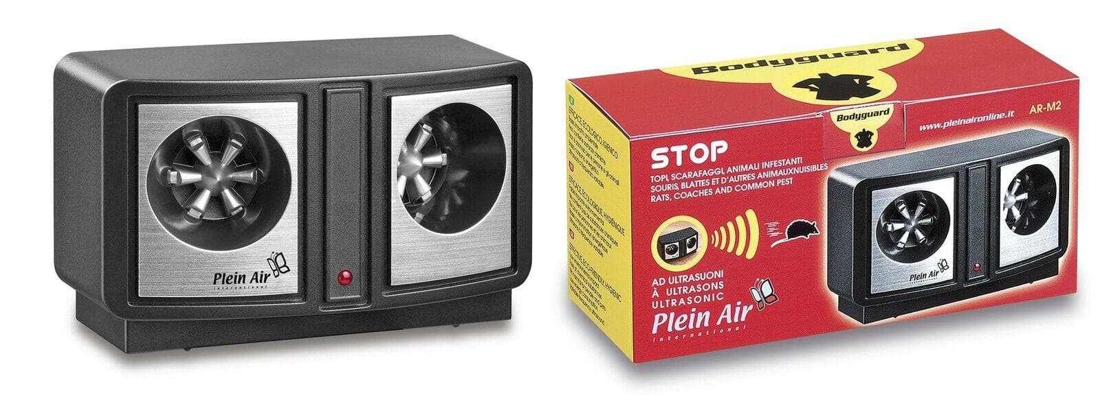 Dissuasore Doppio Ad Ultrasuoni Frequenza Variabile Elettrico 20 Mq Ferr 342971 in prodotto EuroStore07 - Alatri, commercioVirtuoso.it