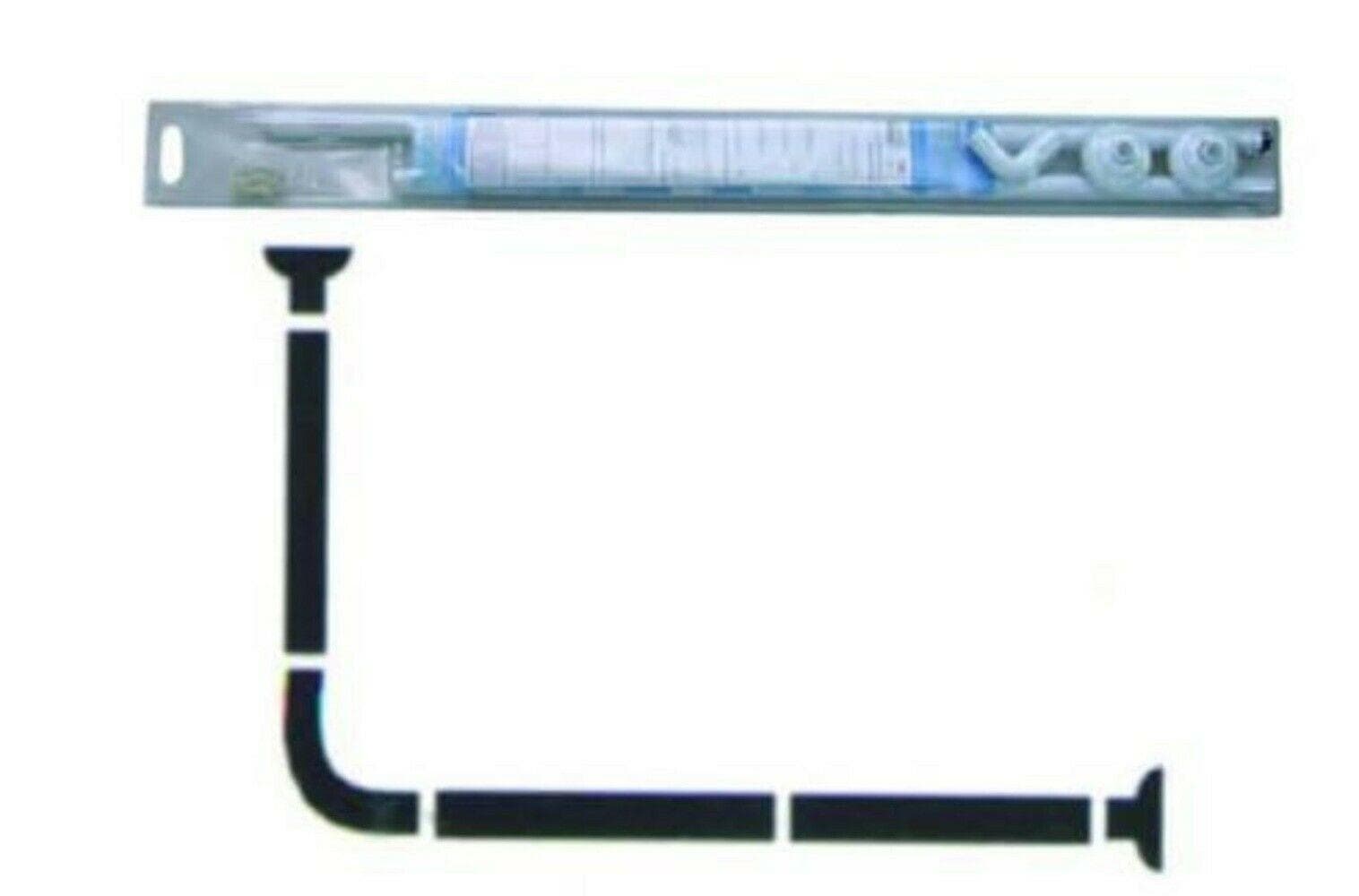 TELAIO REGGITENDA ANGOLO PER VASCA cm.80x94/180 ESTENSIBILE BIANCO FERR 114509 in prodotto EuroStore07 - Alatri, commercioVirtuoso.it