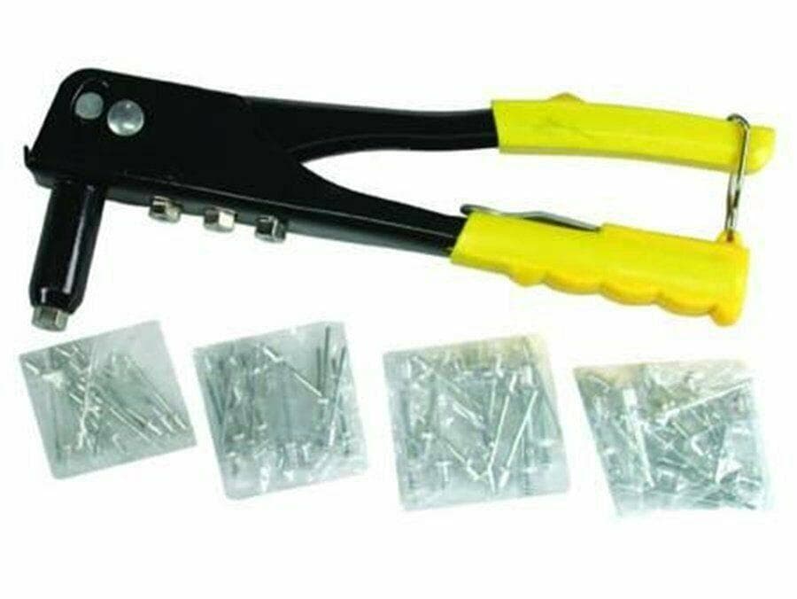 Rivettatrice Con 4 Testine + 20 Rivetti Misti In Omaggio 4 Misure in prodotto EuroStore07 - Alatri, commercioVirtuoso.it