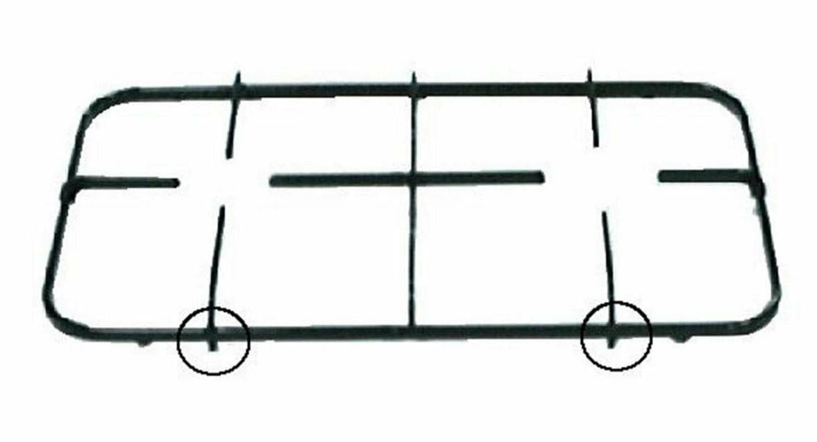 GRIGLIA NERA CUCINA A GAS ADATTA A TECNOGAS CM 41,6 x 23 P 5950 in prodotto EuroStore07 - Alatri, commercioVirtuoso.it