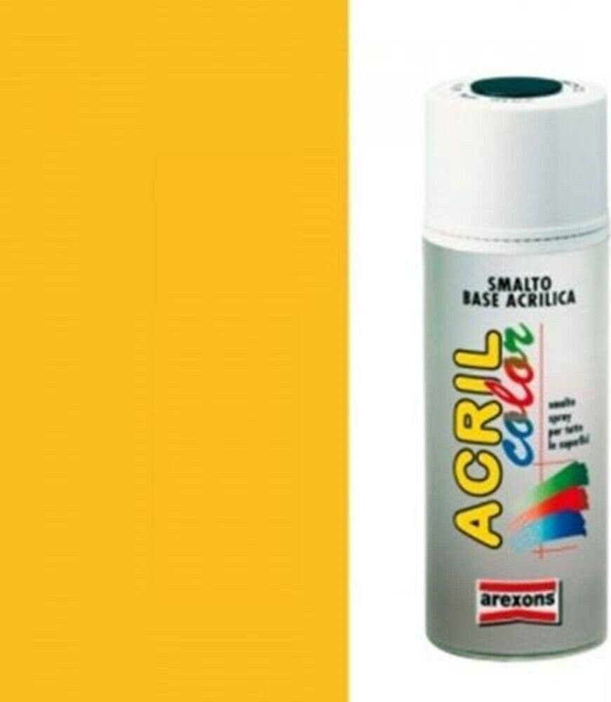 Vernice Spray Arexons Colore Giallo Cadmio Ral 1021 400 Ml Ferr 104159 in prodotto EuroStore07 - Alatri, commercioVirtuoso.it