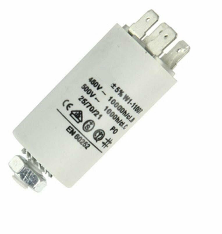 CONDENSATORE 3,5 µF MF PER MOTORE LAVATRICE UNIVERSALE 220 volt CD 03500300 in prodotto EuroStore07 - Alatri, commercioVirtuoso.it