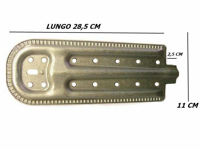 BRUCIATORE PER BARBECUE FORNO BOMPANI BOREAL UNIVERSALE CM 31 x 11 CM in prodotto EuroStore07 - Alatri, commercioVirtuoso.it