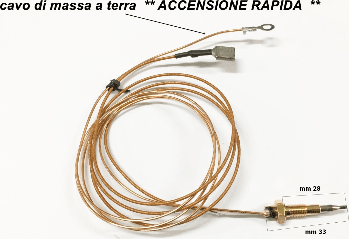 Termocoppia Accensione Mm 33 Franke Tecnogas Foster Beko Glem Gas H 4775 Tc 32 in prodotto EuroStore07 - Alatri, commercioVirtuoso.it