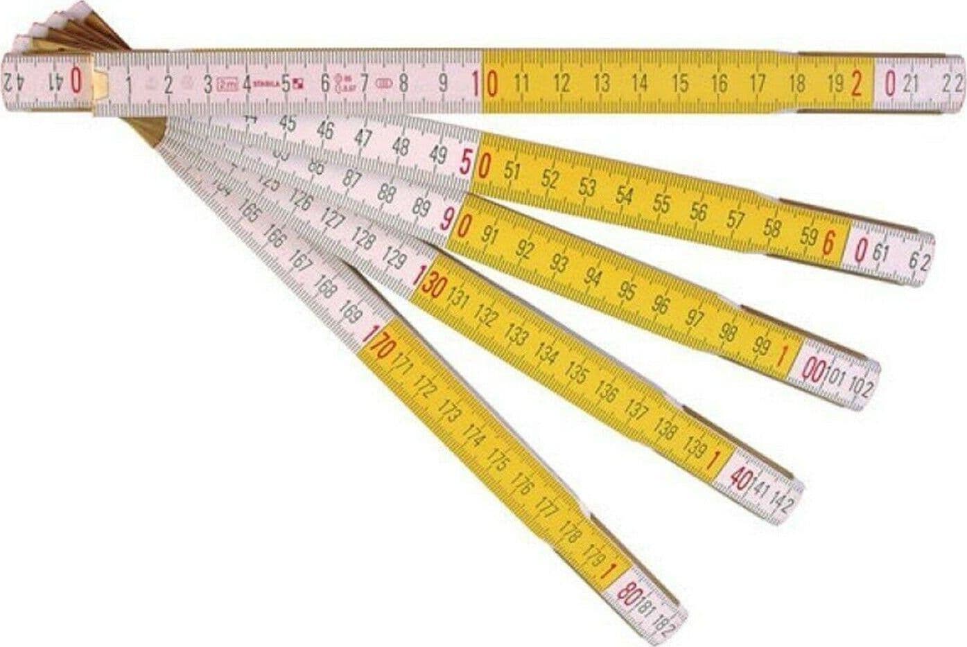 Doppio Metro In Legno Rigido Lungo 2 Mt Misura Ferr 103374 in prodotto EuroStore07 - Alatri, commercioVirtuoso.it