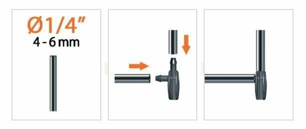 CLABER 91143 RACCORDO ANGOLO GOMITO 10 PZ PER IRRIGAZIONE GOCCIA TUBO CAPILLARE in prodotto EuroStore07 - Alatri, commercioVirtuoso.it