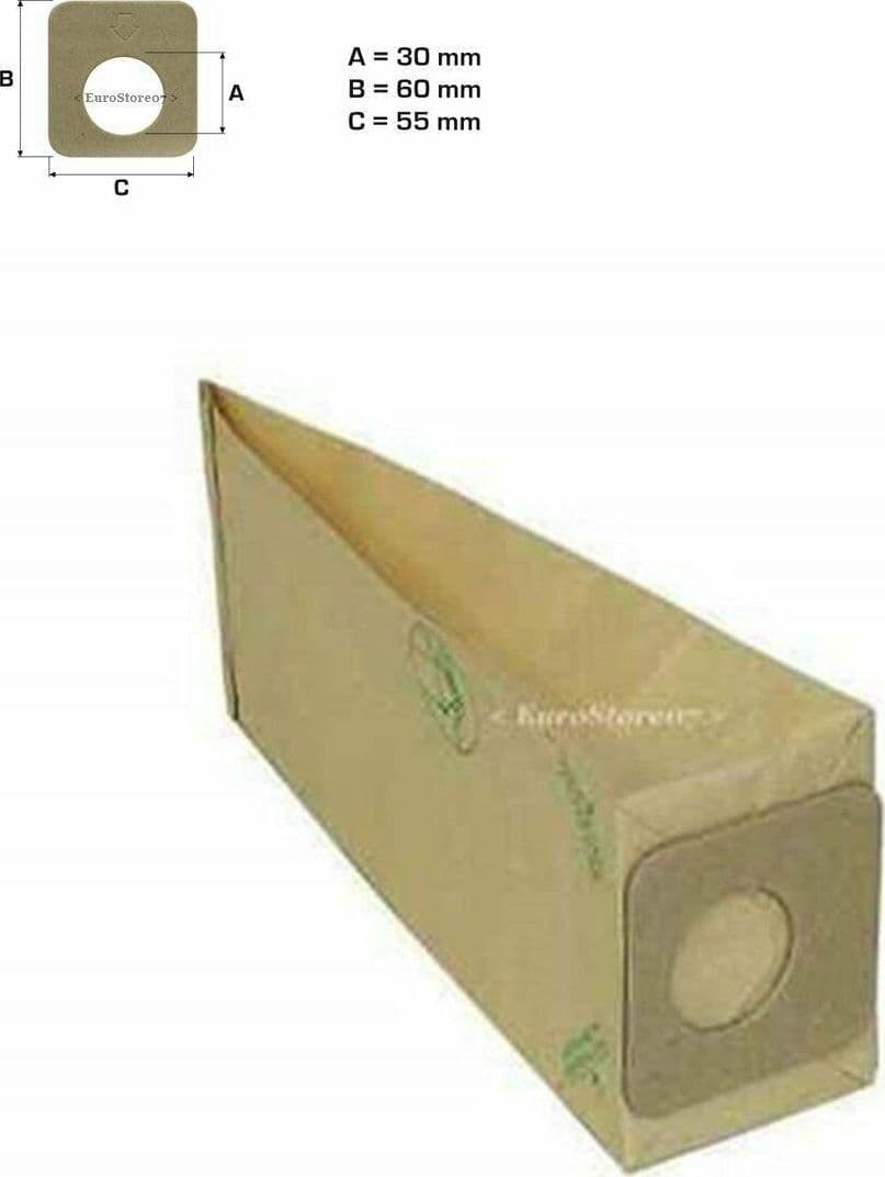8 SACCHETTI ASPIRAPOLVERE ADATTI SCOPA KENDO KD SS 121 C MO 16 in prodotto EuroStore07 - Alatri, commercioVirtuoso.it