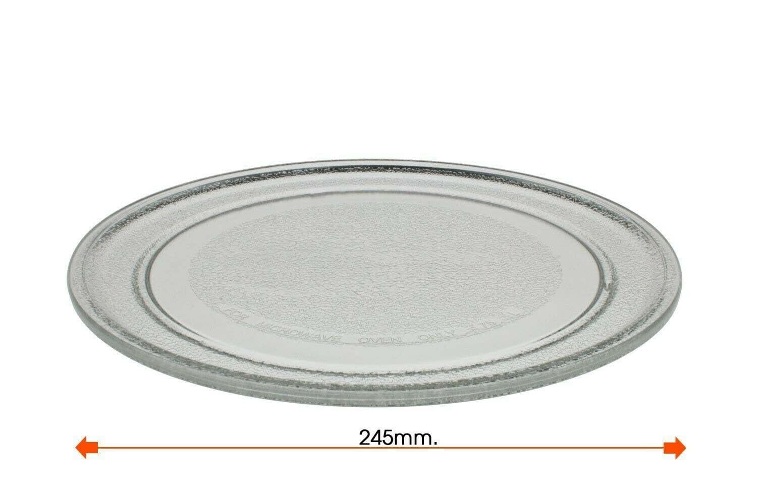 PIATTO FORNO MICROONDE UNIVERSALE DIAM MM 245 SENZA GANCI LISCIO in prodotto EuroStore07 - Alatri, commercioVirtuoso.it