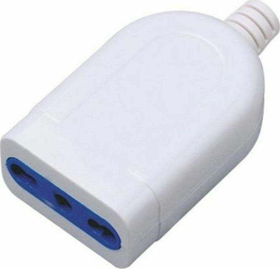 PRESA VOLANTE UNIVERSALE GRANDE - PICCOLA 1 PZ 10 / 16 A in prodotto EuroStore07 - Alatri, commercioVirtuoso.it