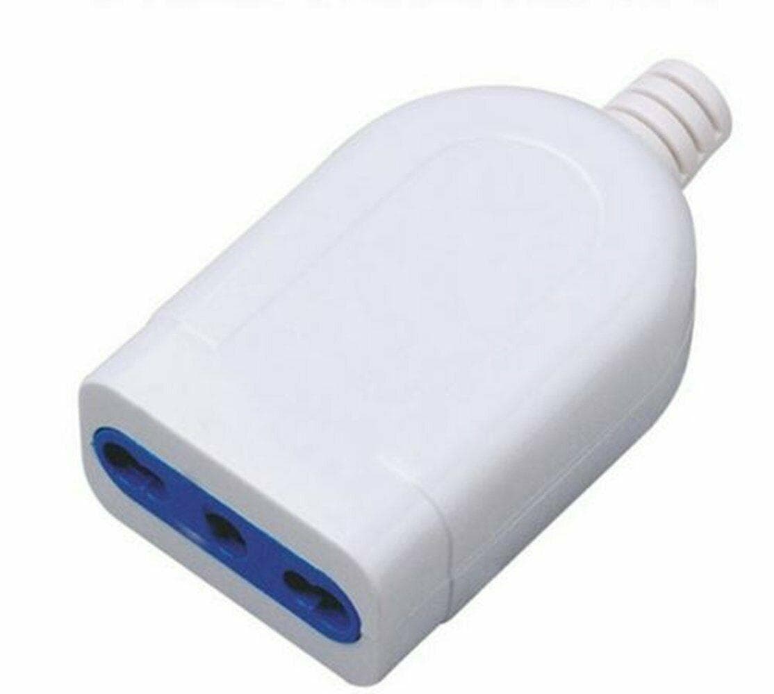 PRESA VOLANTE UNIVERSALE GRANDE - PICCOLA 1 PZ 10 / 16 A in prodotto EuroStore07 - Alatri, commercioVirtuoso.it