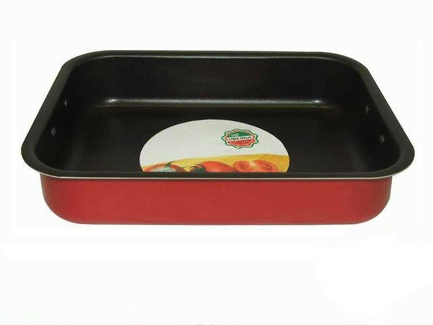 TEGLIA TESTO FORNO RETTANGOLARE CM 40 CASA CONTE ANTIADERENTE PRA 475542 in prodotto EuroStore07 - Alatri, commercioVirtuoso.it