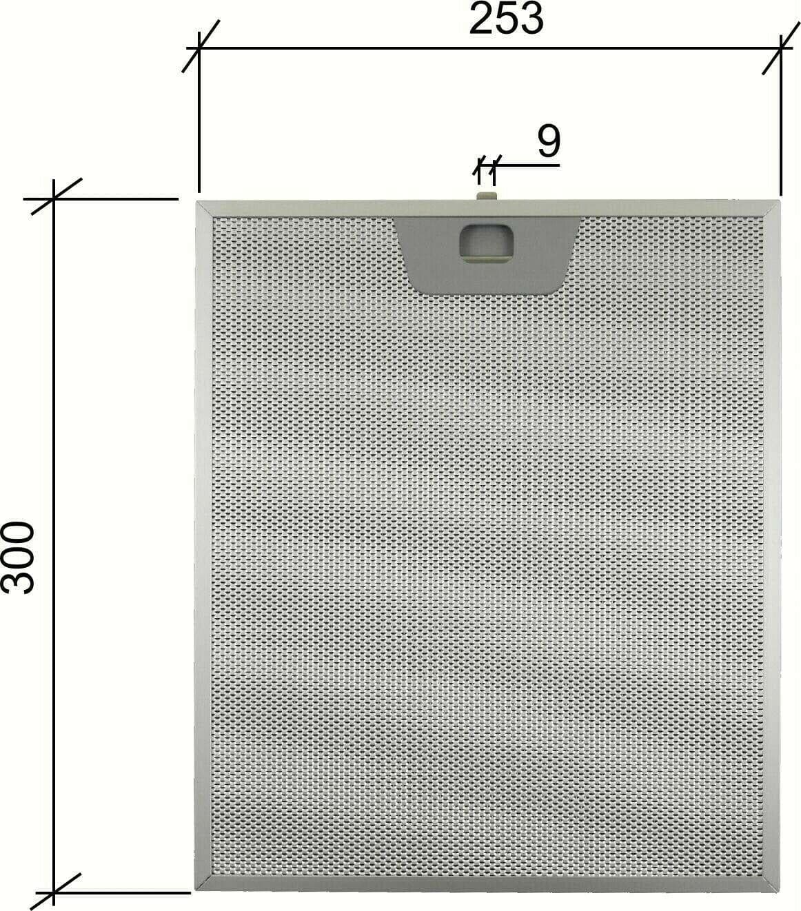 FRANKE ARISTON 059594 FILTRO CAPPA ALLUMINIO 253X300mm 39610300 F204 2PZ in prodotto EuroStore07 - Alatri, commercioVirtuoso.it