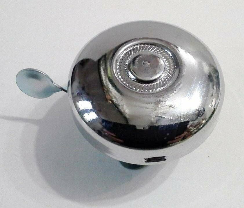CAMPANELLO in METALLO CROMATO INOX PER BICICLETTA UNIVERSALE BICI CICLO BC 24 in prodotto EuroStore07 - Alatri, commercioVirtuoso.it