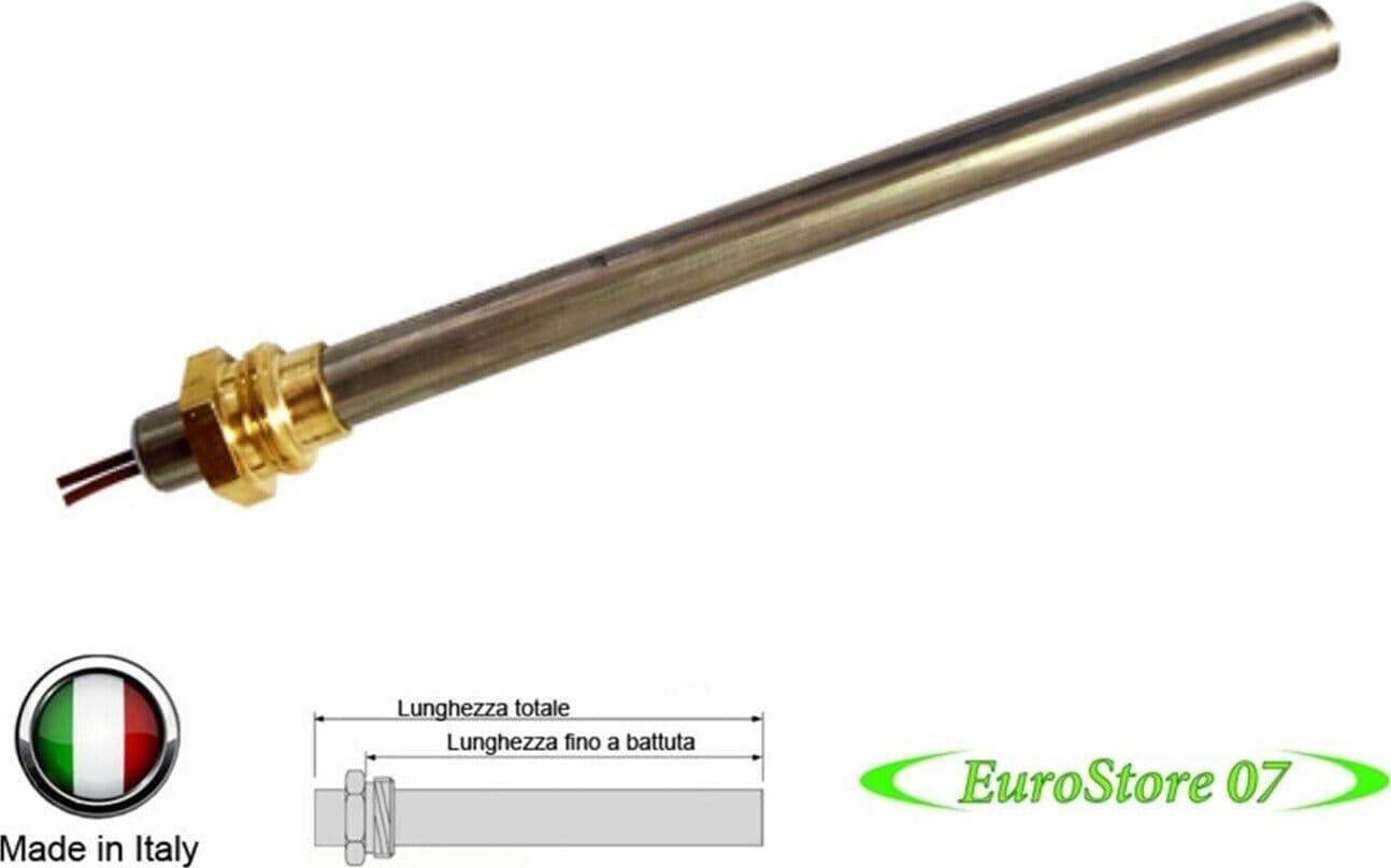 CANDELETTA ACCENSIONE STUFA PELLET RESISTENZA Ø9,9x130/136mm W270 B3/8 SP 26 in prodotto EuroStore07 - Alatri, commercioVirtuoso.it