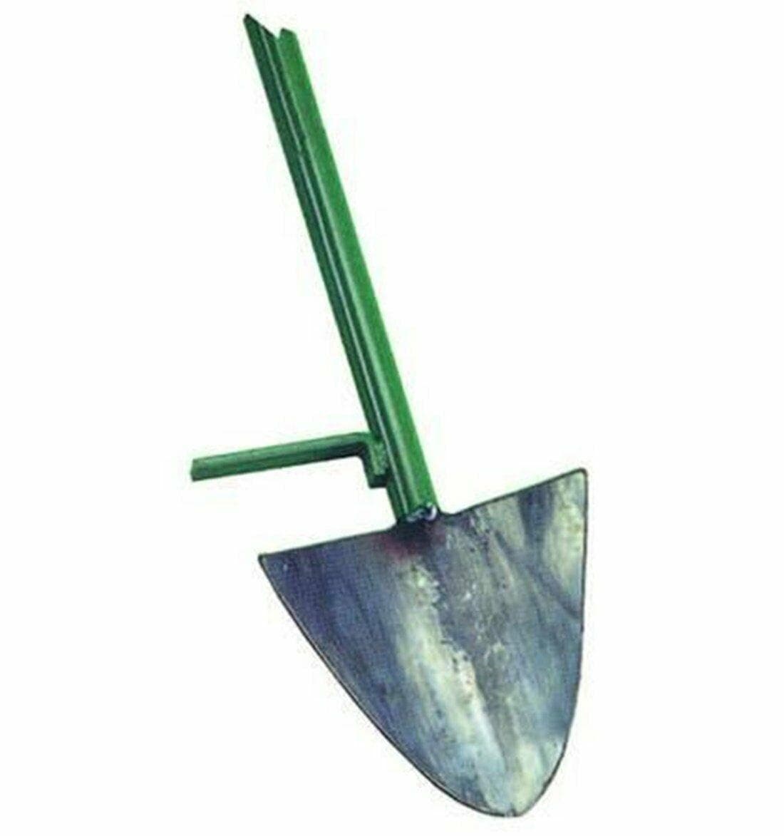 VANGA FORGIATA CON MANICO TUTTA IN FERRO DESTRA cm.24x24/145h FERR 23481 in prodotto EuroStore07 - Alatri, commercioVirtuoso.it