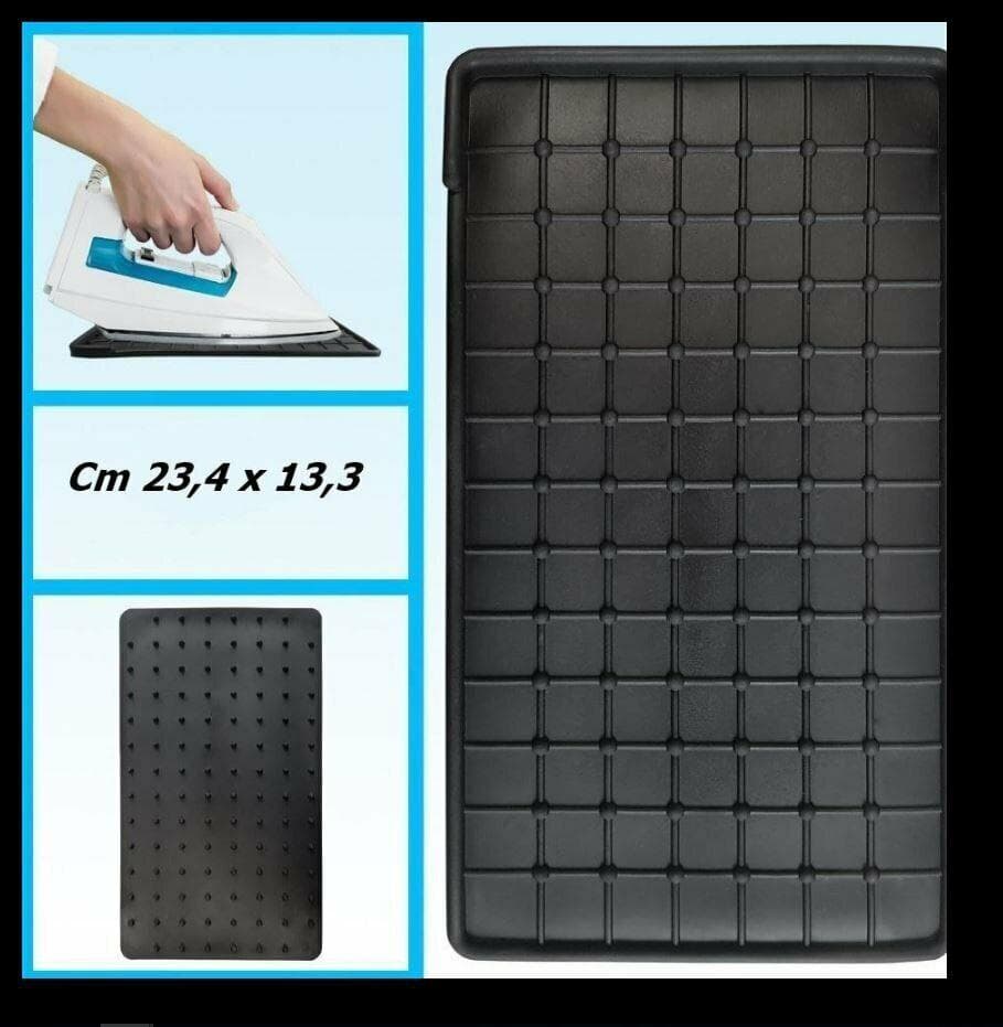 TAPPETO TAPPETINO PER FERRO DA STIRO IN SILICONE PER APPOGGIARE IL FERRO BASE in prodotto EuroStore07 - Alatri, commercioVirtuoso.it