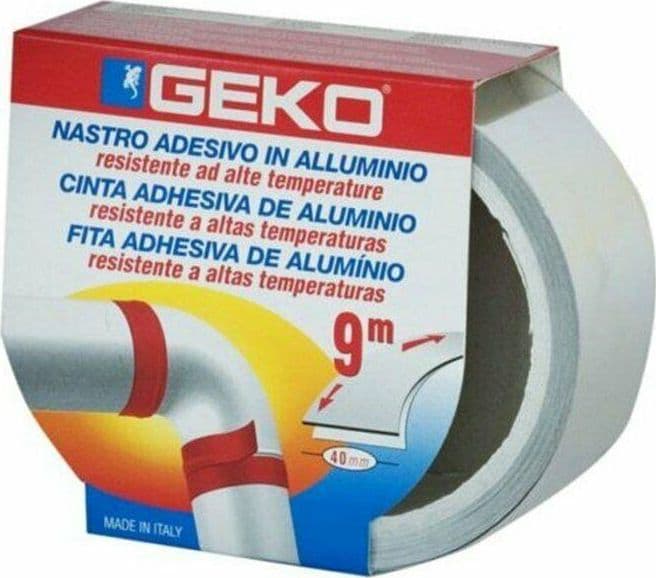 NASTRO IN ALLUMINIO ALTA TEMPERATURA BIANCO MM 40 X 9 MT TUBI STUFE FER 95099 in prodotto EuroStore07 - Alatri, commercioVirtuoso.it