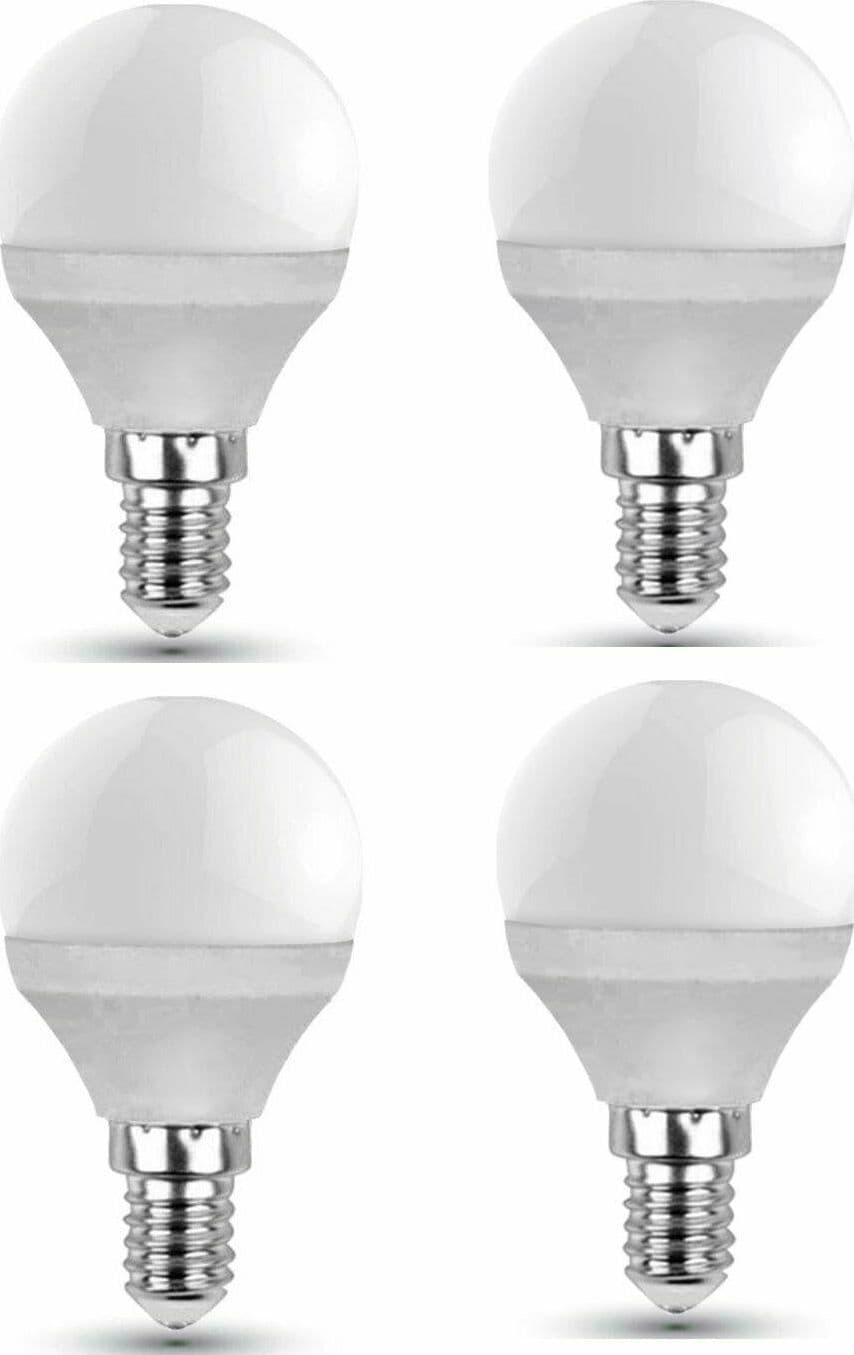 4 LAMPADINE CONSUMO 3 W A LED ATTACCO E 14 3000 k LUCE CALDA LAMPADINA in prodotto EuroStore07 - Alatri, commercioVirtuoso.it