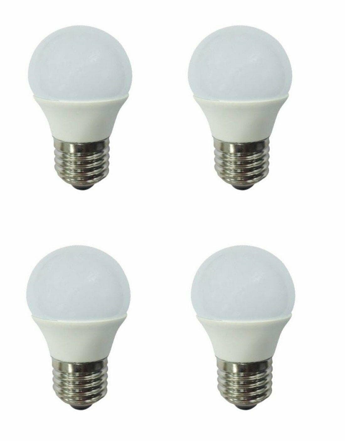 4 LAMPADINE 4 W A LED ATTACCO E 27 CONSUMO 6400 k LUCE FREDDA LAMPADINA in prodotto EuroStore07 - Alatri, commercioVirtuoso.it