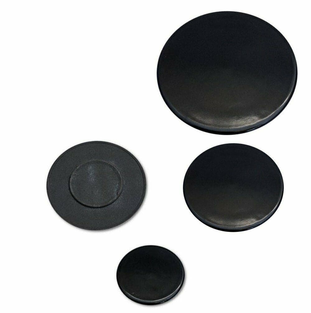 ATLANTIC KIT PIATTELLI SPARTIFIAMMA NERI LUCIDI CUCINA 4 FUOCHI S 0235 in prodotto EuroStore07 - Alatri, commercioVirtuoso.it
