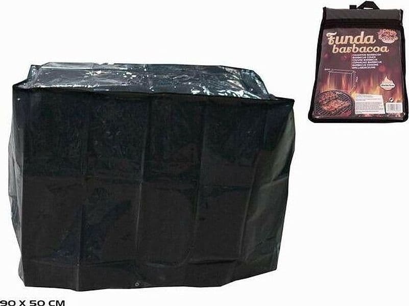 TELO COPRI BARBECUE UNIVERSALE CM L 95 X H 75 X P 50 COLORE NERO PR 00039306 in prodotto EuroStore07 - Alatri, commercioVirtuoso.it