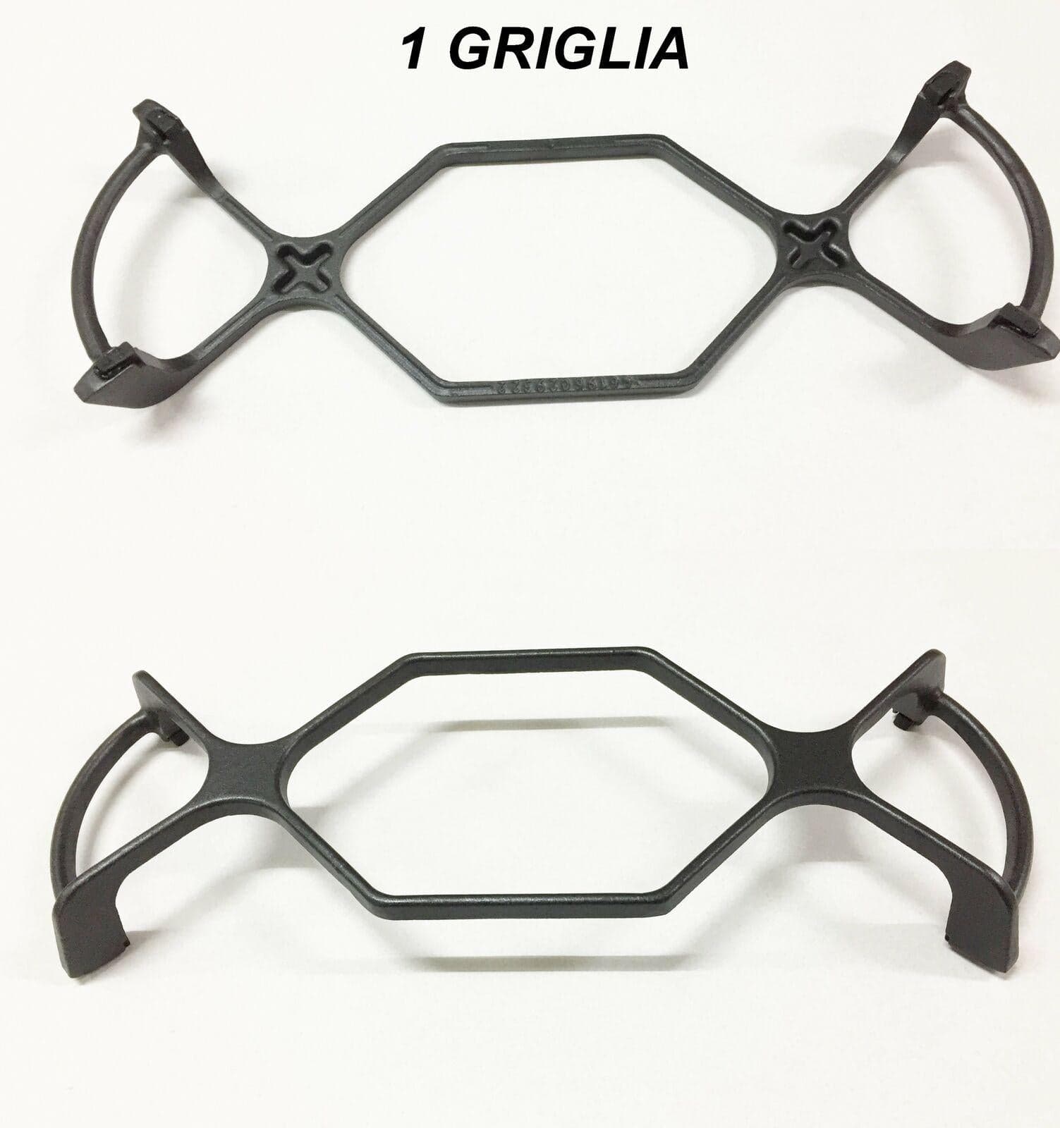 WHIRLPOOL GRIGLIA CUCINA GAS MM 415 X 150 NERO OPACO GHISA NO ORIGINALE G 2520 in prodotto EuroStore07 - Alatri, commercioVirtuoso.it