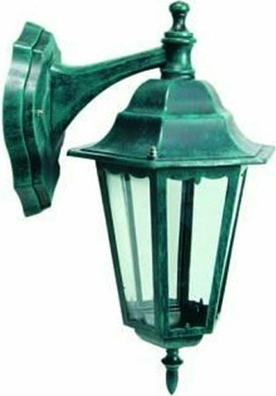 LANTERNA BERLINO ALLUMINIO VERDE ANTICO BRACCIO SUPERIORE MM 265 FERR 8372 in prodotto EuroStore07 - Alatri, commercioVirtuoso.it