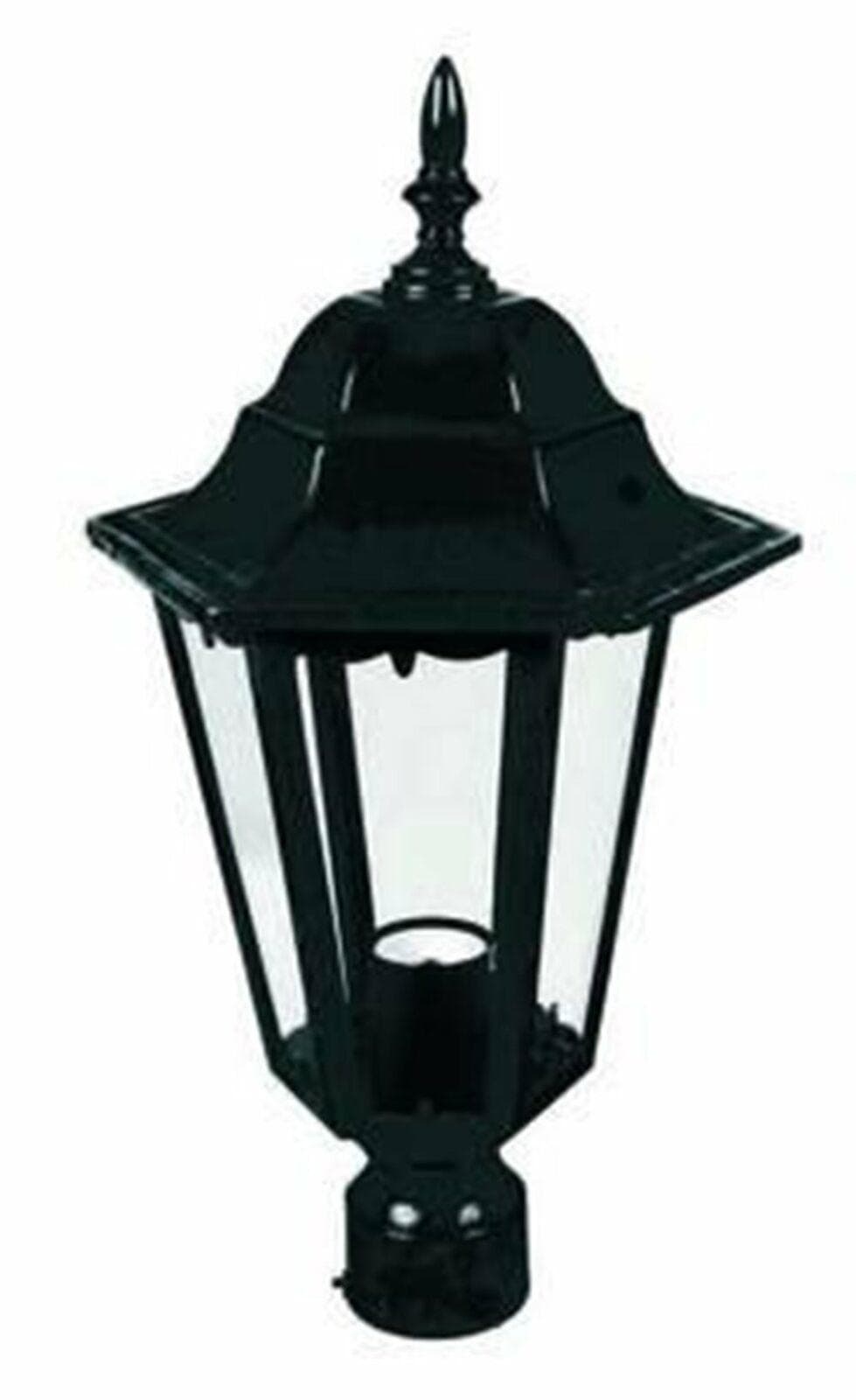 LANTERNA BERLINO ALLUMINIO NERA MM 230 PER PALO LAMPIONE FERR 8464 in prodotto EuroStore07 - Alatri, commercioVirtuoso.it