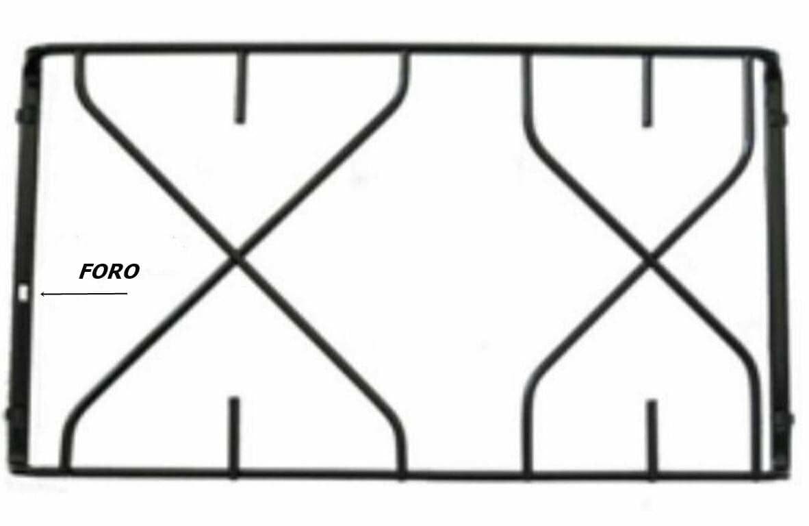 INDESIT GRIGLIA PER CUCINA A GAS NERA 2 F. CM 39,5 X 21,4 P 2764 in prodotto EuroStore07 - Alatri, commercioVirtuoso.it