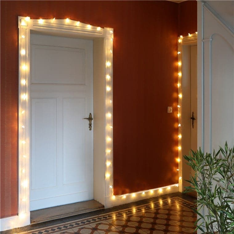 80 Luci LED a Stella IP44 Bianco Caldo a Batteria con Timer in Catene luminose Scontolo.net - Potenza, commercioVirtuoso.it