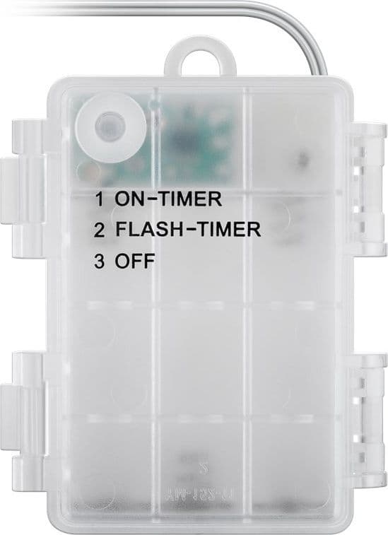 80 Luci LED a Stella IP44 Bianco Caldo a Batteria con Timer in Catene luminose Scontolo.net - Potenza, commercioVirtuoso.it